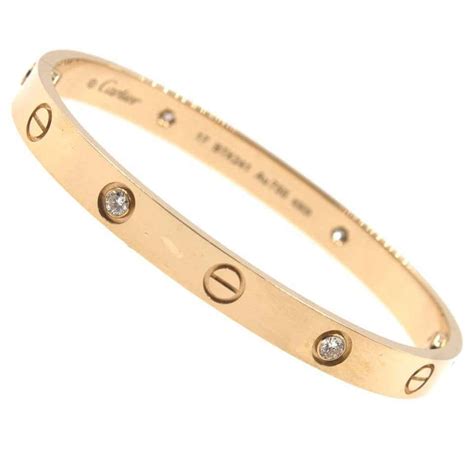 cartier love bracelet rose gold size 17|cartier gold love bracelet price.